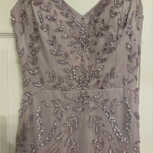 Elegant Beaded Evening Dress